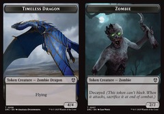 Timeless Dragon (0006) // Zombie (0007) Double-Sided - Foil